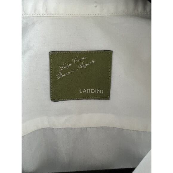men's lardini white button down dress shirt 15 1/2 - Picture 6 of 6